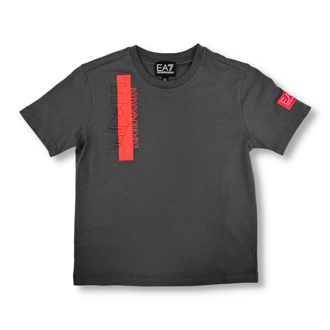 Information Derfor muggen EA7 Boys Grey Logo T-Shirt_3RBT63-BJ02Z – NorthBoys
