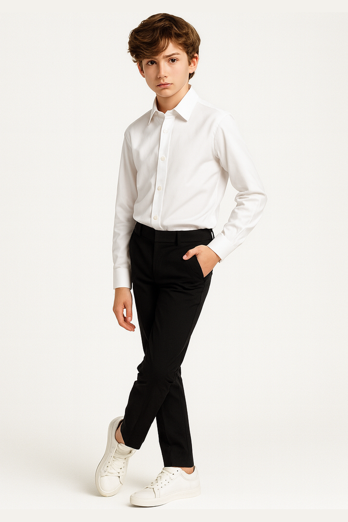 Kenneth Cole Reaction Boys White Dress Shirt  NorthBoys