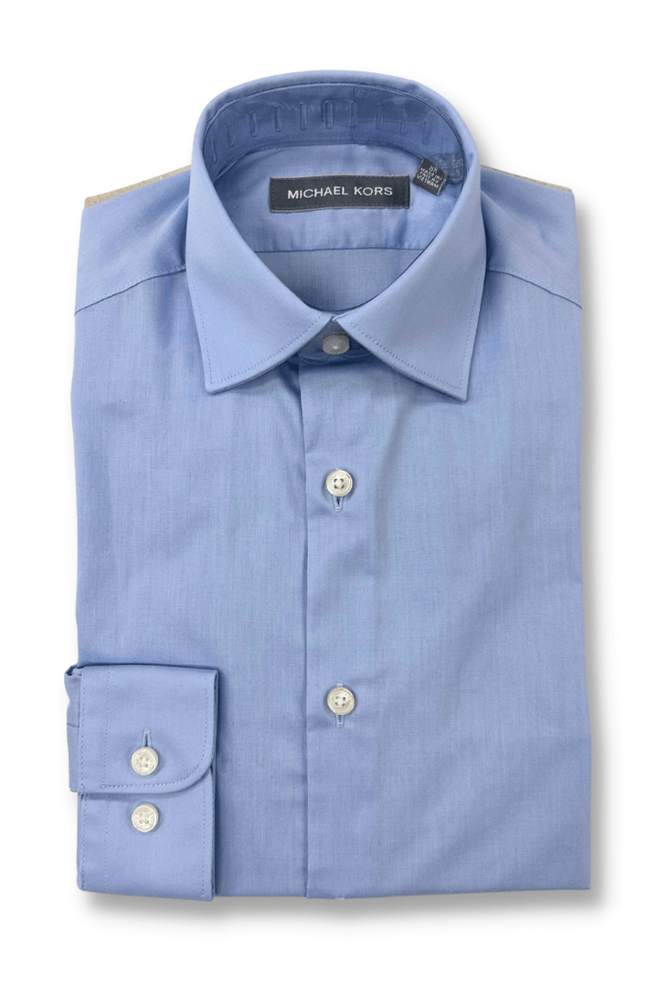 Michael Kors Boys Blue Dress Shirt – NorthBoys Michael Kors Boys Blue Dress Shirt – NorthBoys