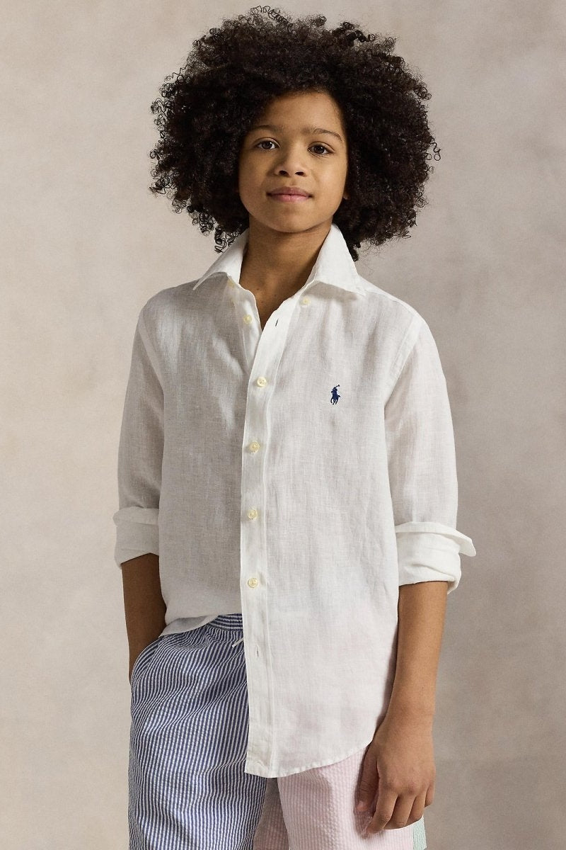 Polo Ralph Lauren Boys Long Sleeve Linen Shirt – NorthBoys
