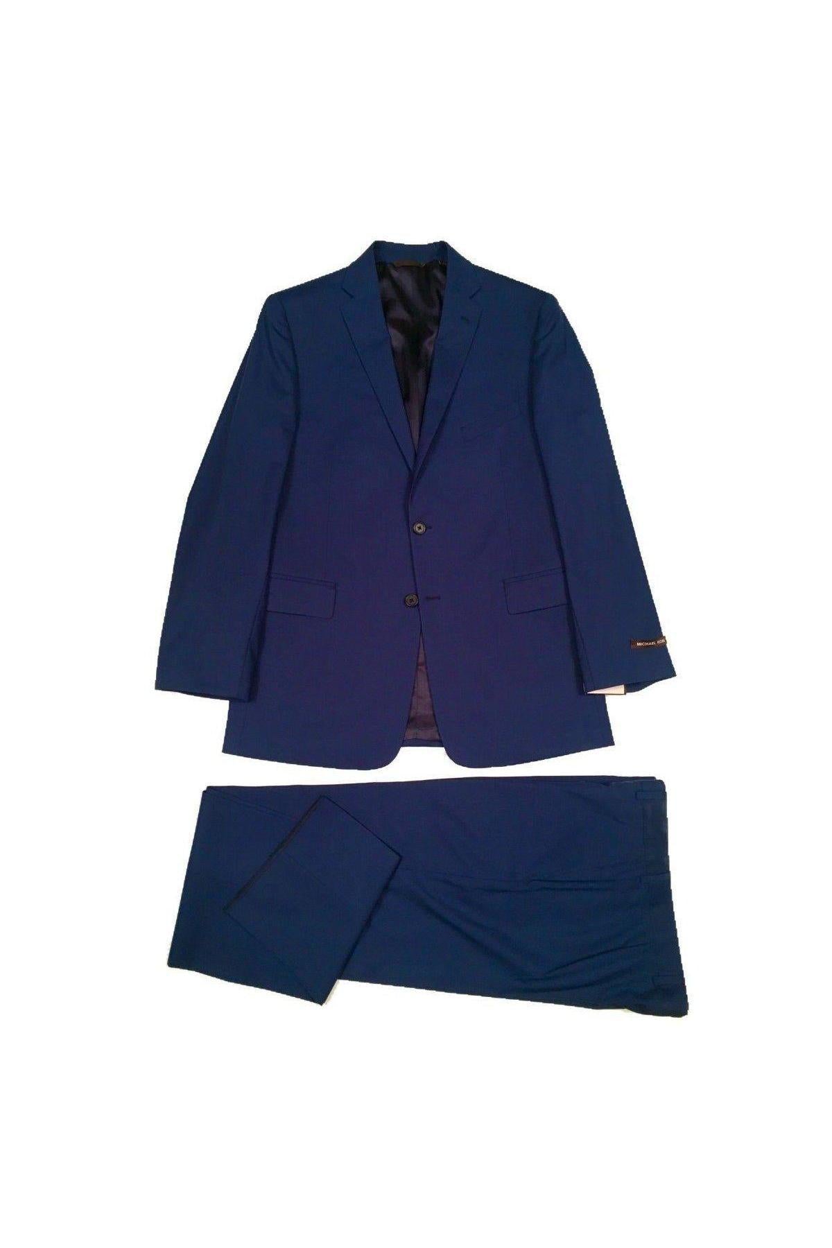 Michael Kors Boys Blue Wool Suit