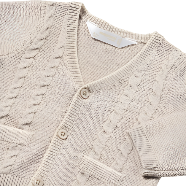 Baby Buttoned Knit Cardigan