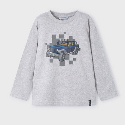 Mini Long Sleeve Car Shirt