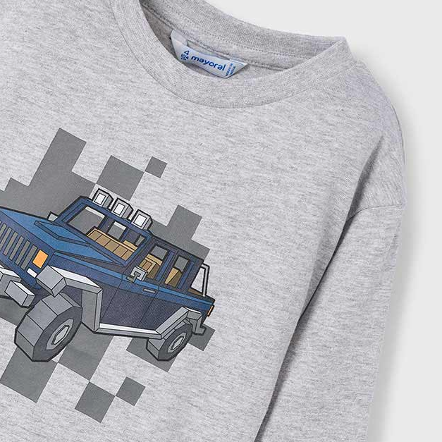 Mini Long Sleeve Car Shirt