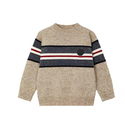 Mini Long Sleeve Striped Sweater