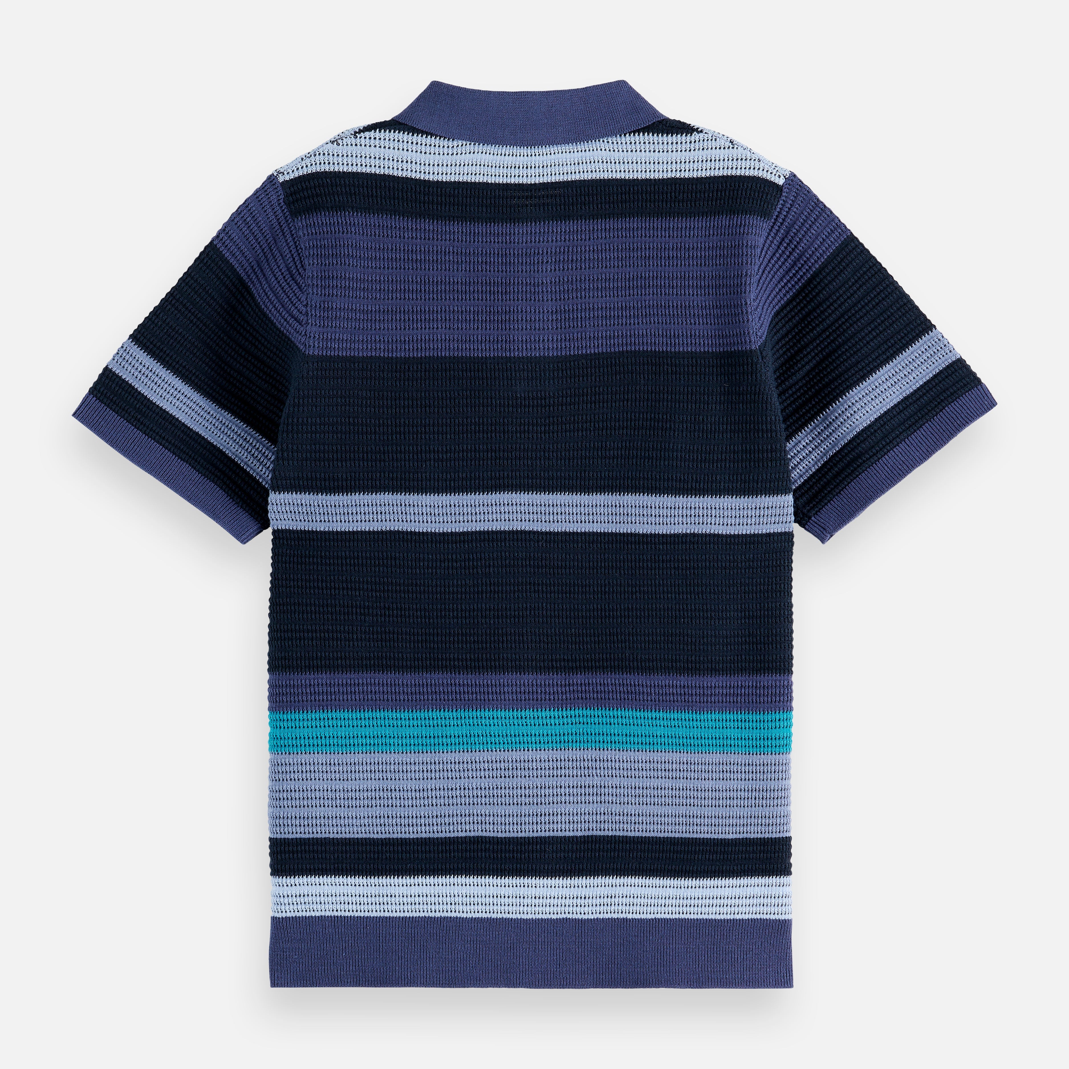 Scotch & Soda Boys Knitted Strioed Polo