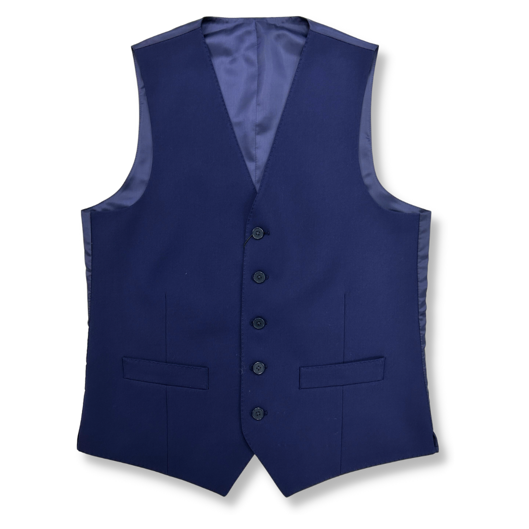 Calvin Klein Mens Extra Slim Fit Blue Vest_3SY1273