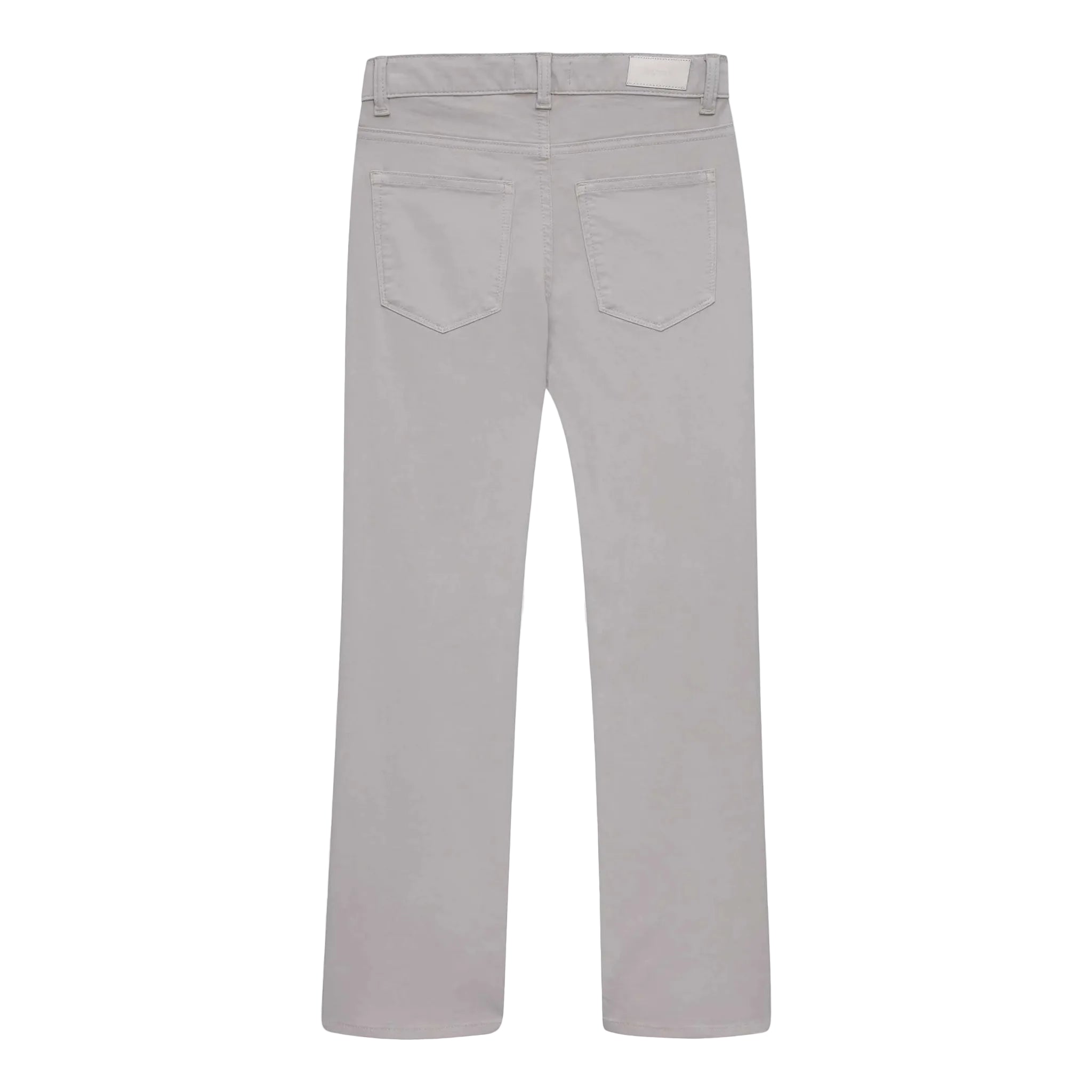 Light gray jeans on a white background
