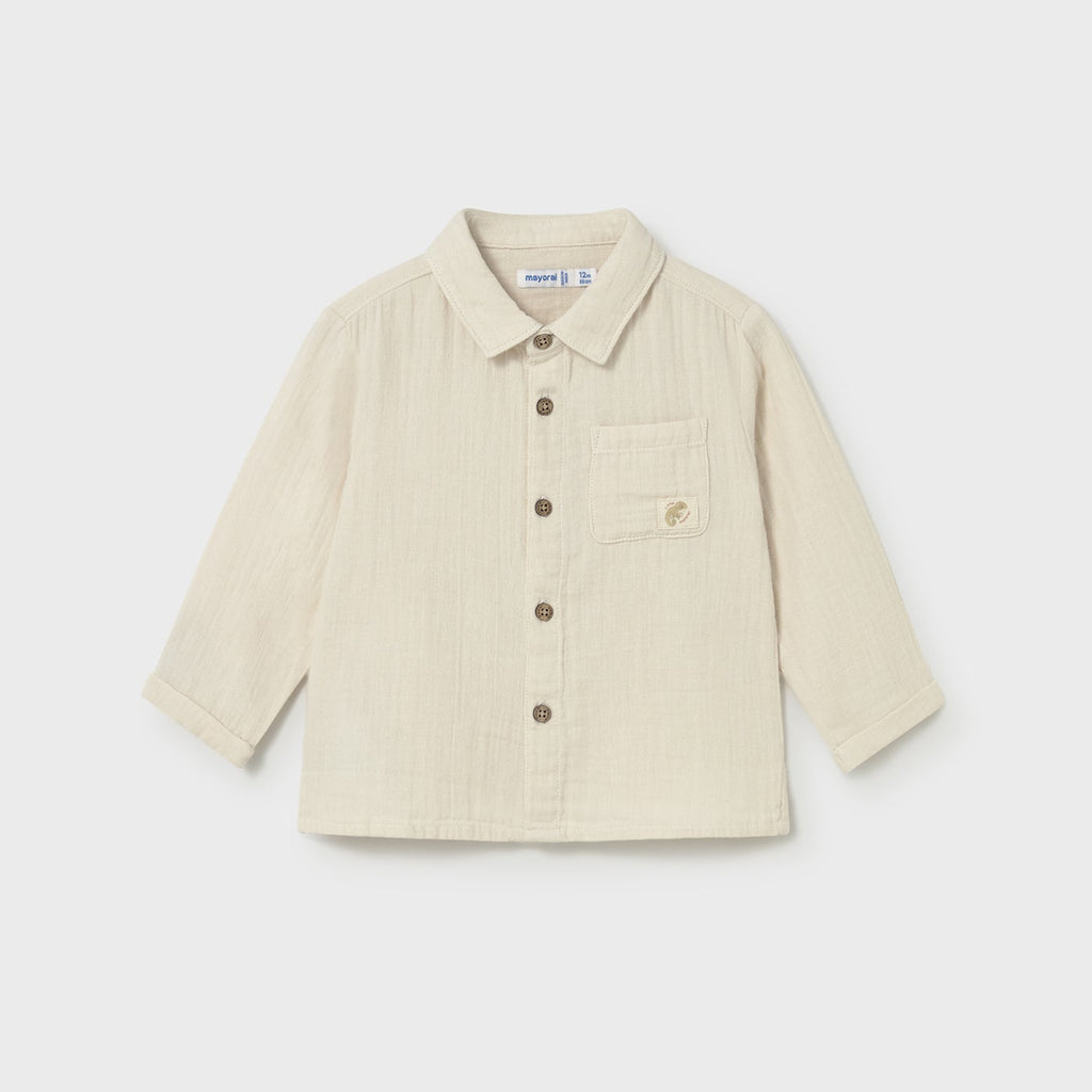 Mayoral Baby Boys Long Sleeve Button-down Shirt_ 1119