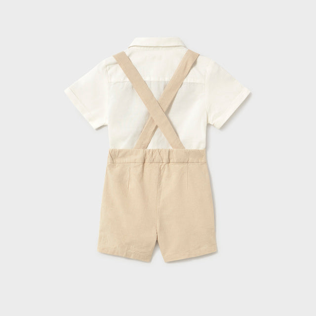 Mayoral Baby Boys Three Piece Linen Set_ 1226