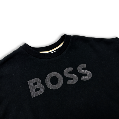 Hugo Boss Boys Black Sweatshirt_J25Q16-09B