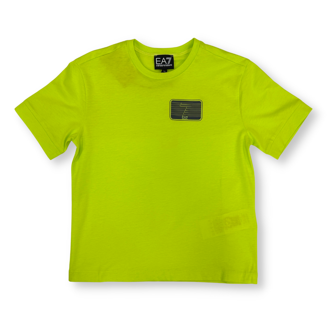 EA7 Boys Yellow Logo T-Shirt_3RBT60-BJ02Z