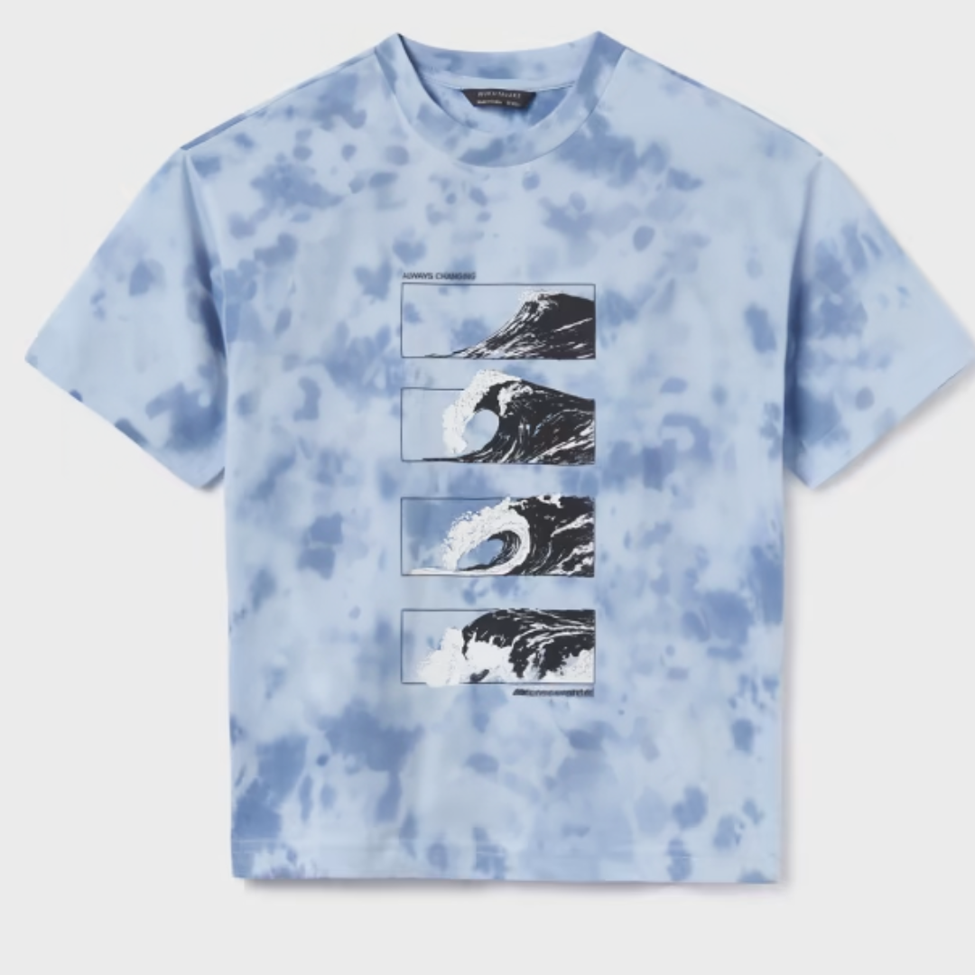 Nukutavake Tie-Dye T-Shirt_Blue 6087-67
