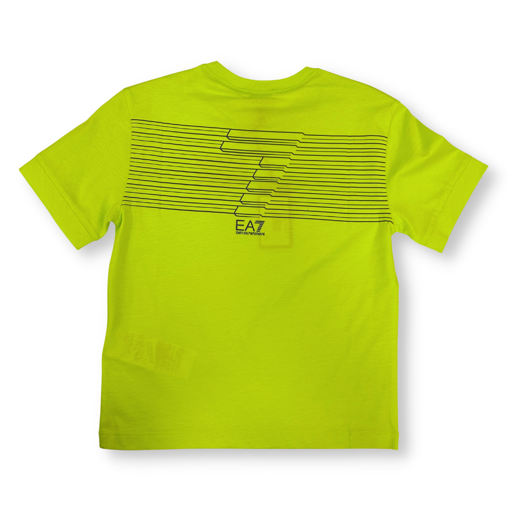 EA7 Boys Yellow Logo T-Shirt_3RBT60-BJ02Z