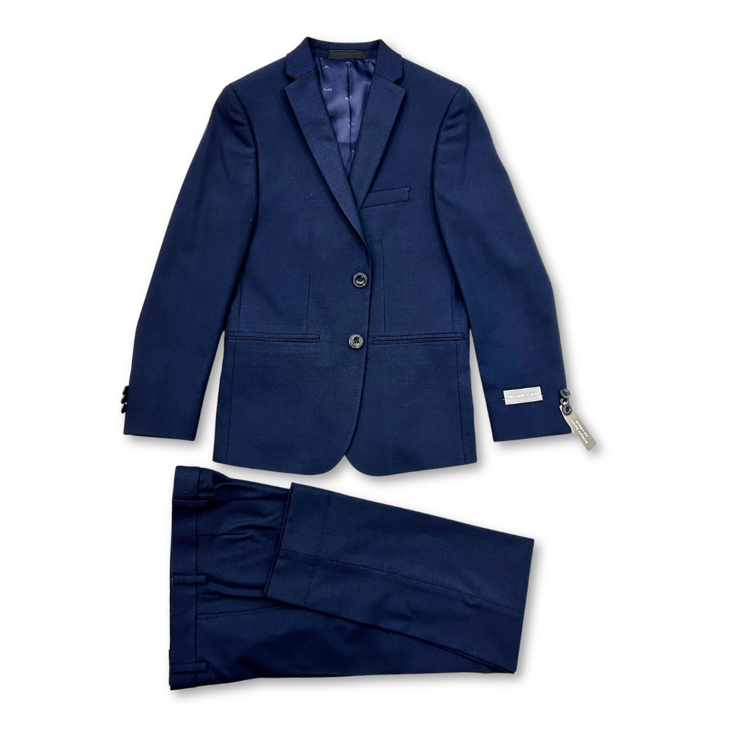 Michael Kors Boys Skinny Blue Neat Suit_AX0008