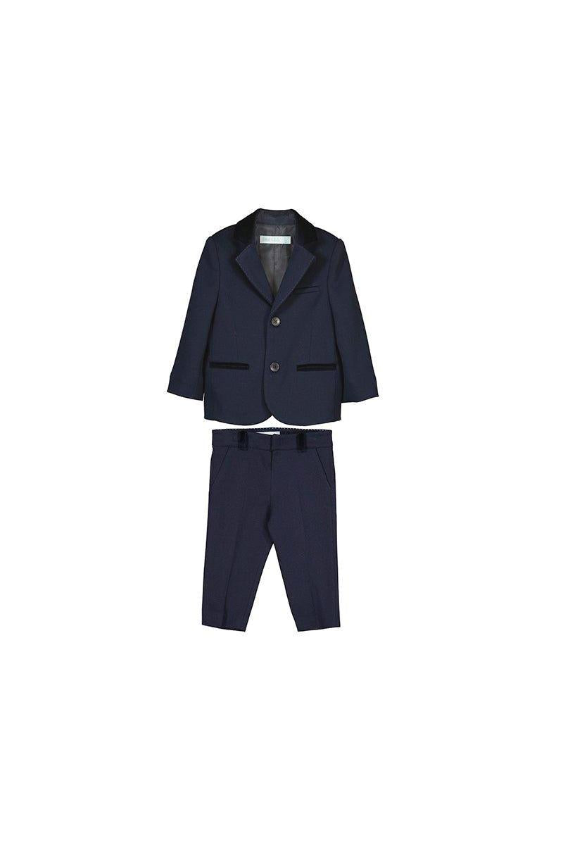 Abel & Lula Baby Navy Suit-NorthBoys