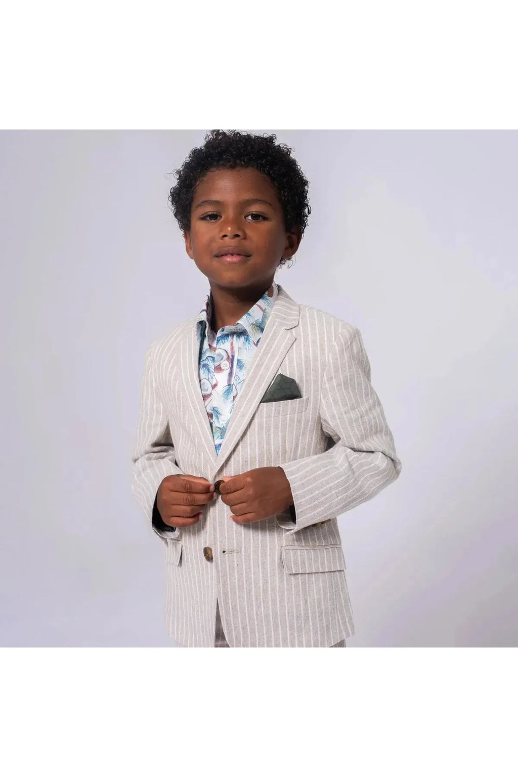 Appaman Boys Two Piece Natural Striped Suit_ F8SPJ-NorthBoys