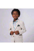 Appaman Boys Two Piece Natural Striped Suit_ F8SPJ-NorthBoys