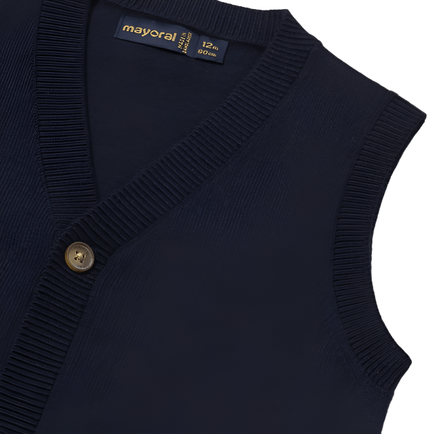 Baby Buttoned Knitted Vest - NorthBoys