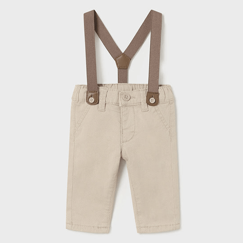 Baby Long Cotton Pants With Suspenders - NorthBoys