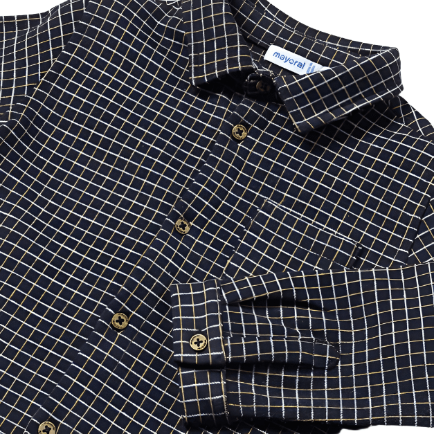 Baby Long Sleeve Jacquard Shirt - NorthBoys