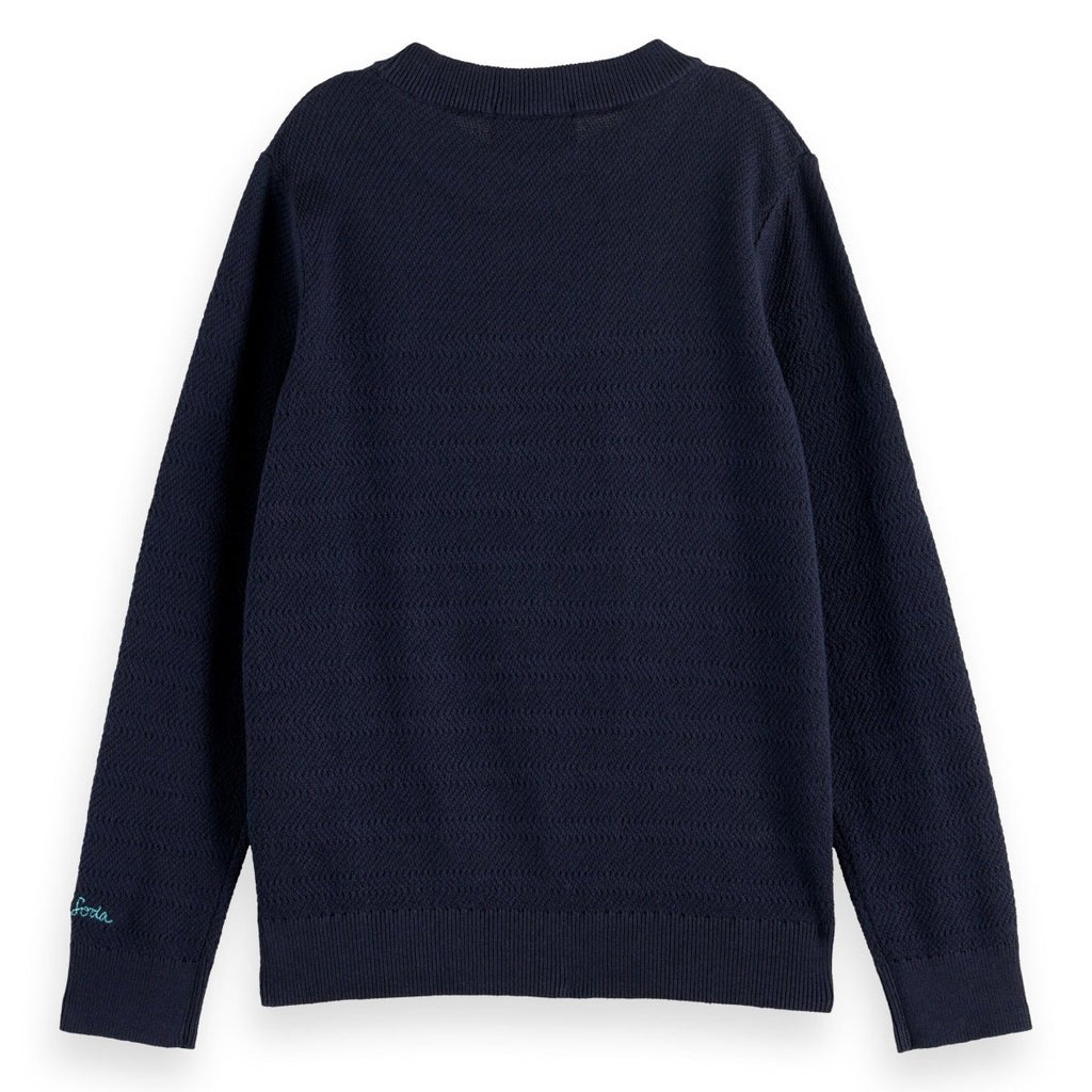 Boys Pullover Midnight Navy Sweater - NorthBoys