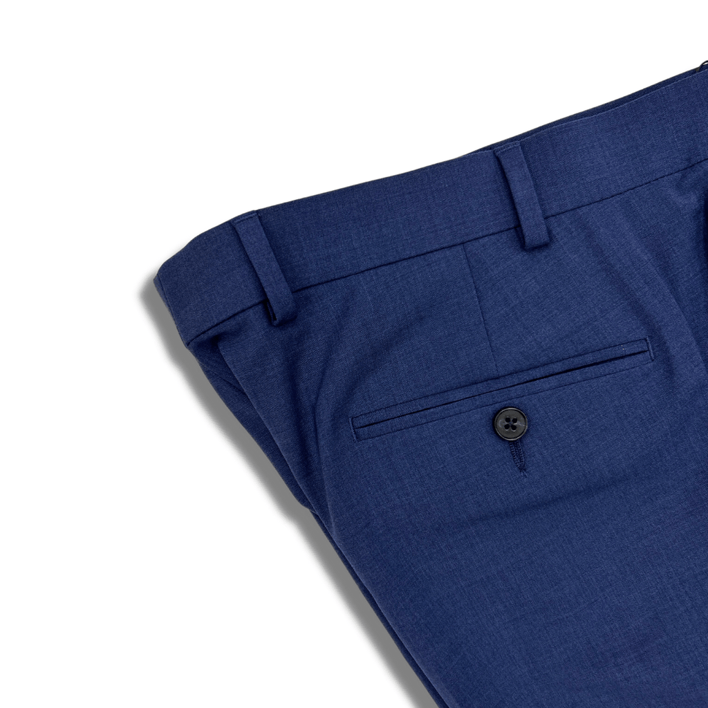 Calvin Klein Mens Skinny Fit Blue Wool Suit Separate Pants_ J6X0003-NorthBoys