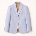 Leo & Zachary Boys Light Blue Prince of Whales Sports Jacket_ 437/837