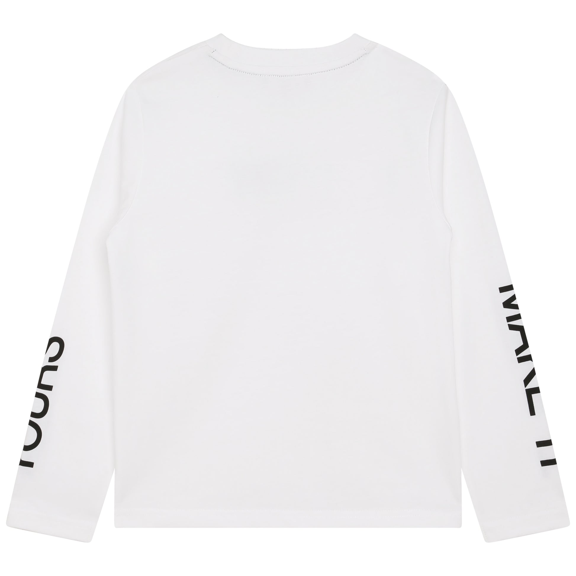 White _D55007-10P Long DKNY – T-Shirt Junior NorthBoys Boys Sleeve