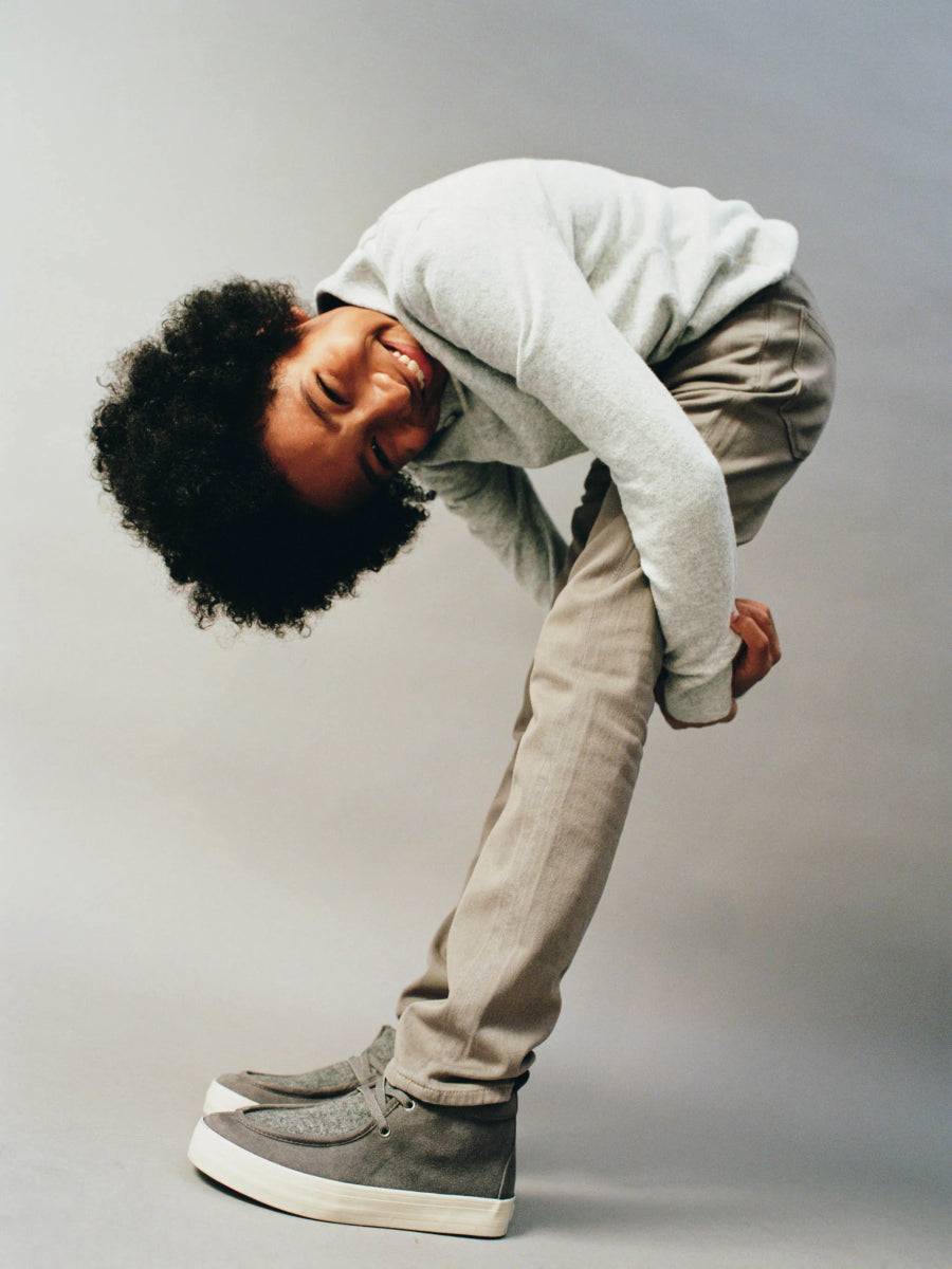 DL1961 Boys Brady Slim B - Stone Grey Chino - NorthBoys