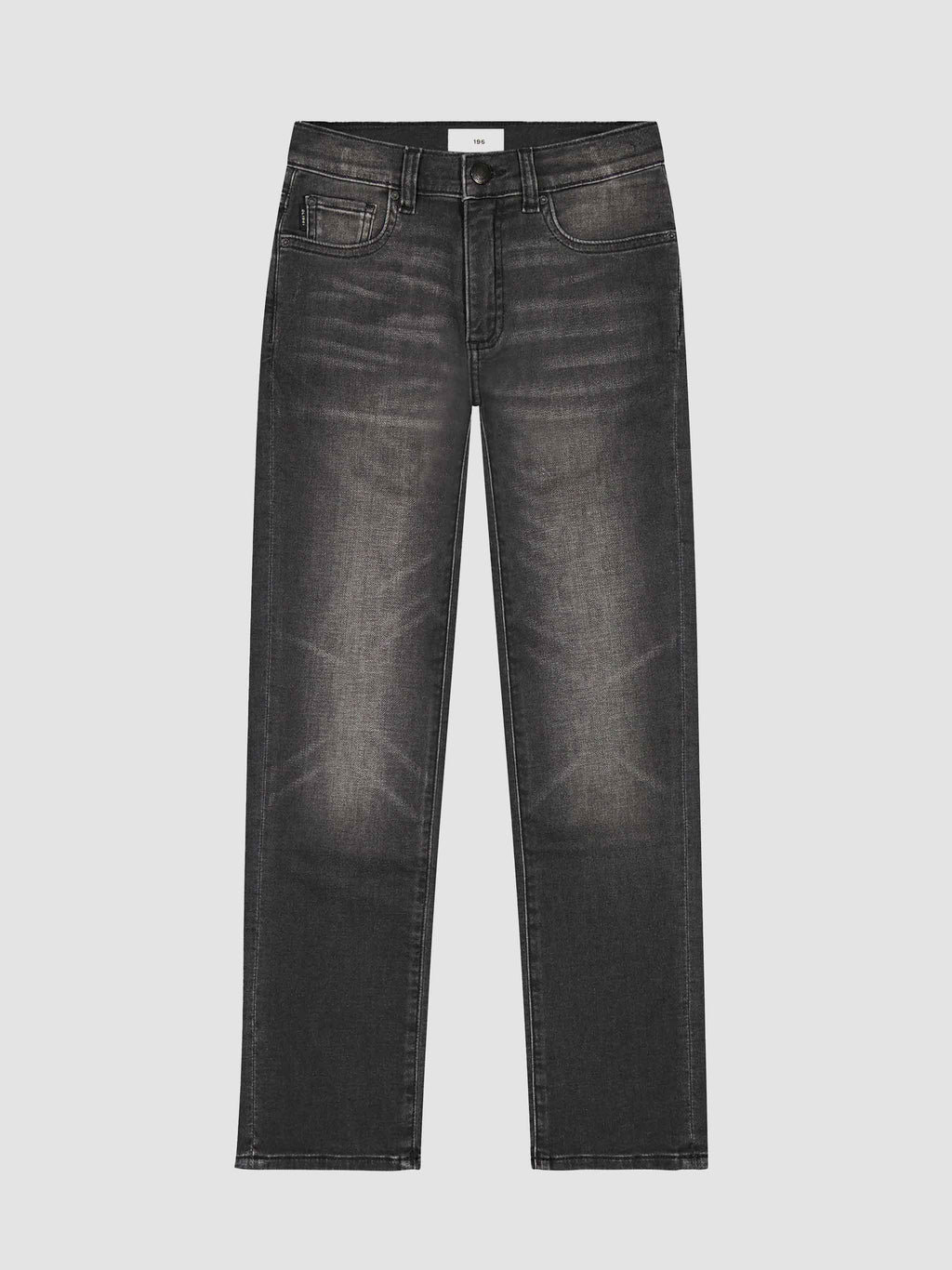 DL1961 Boys Brady Slim Washed Black Knit_ 24122-25