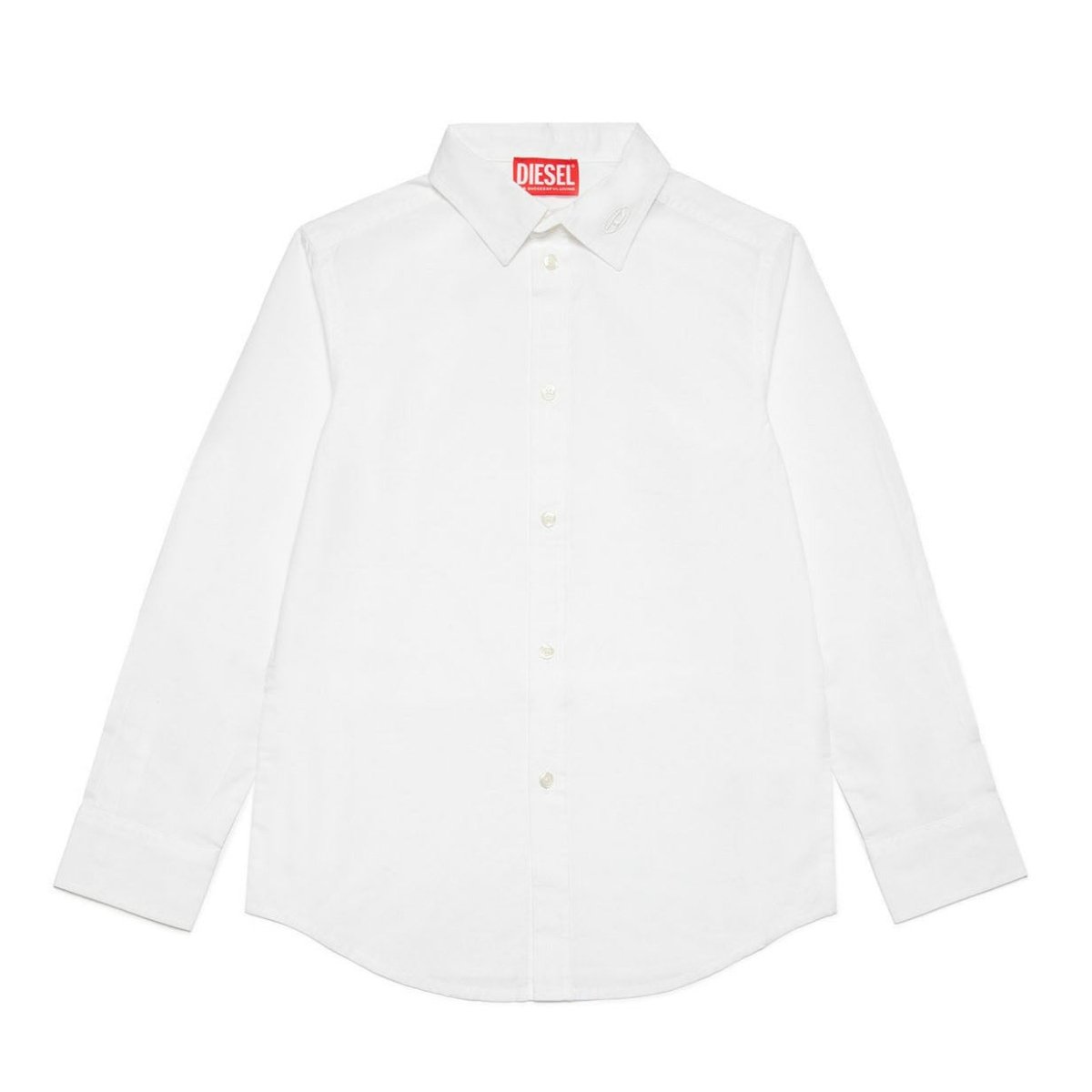 Diesel Boys Long Sleeve White Dress Shirt_ J01746 - NorthBoys