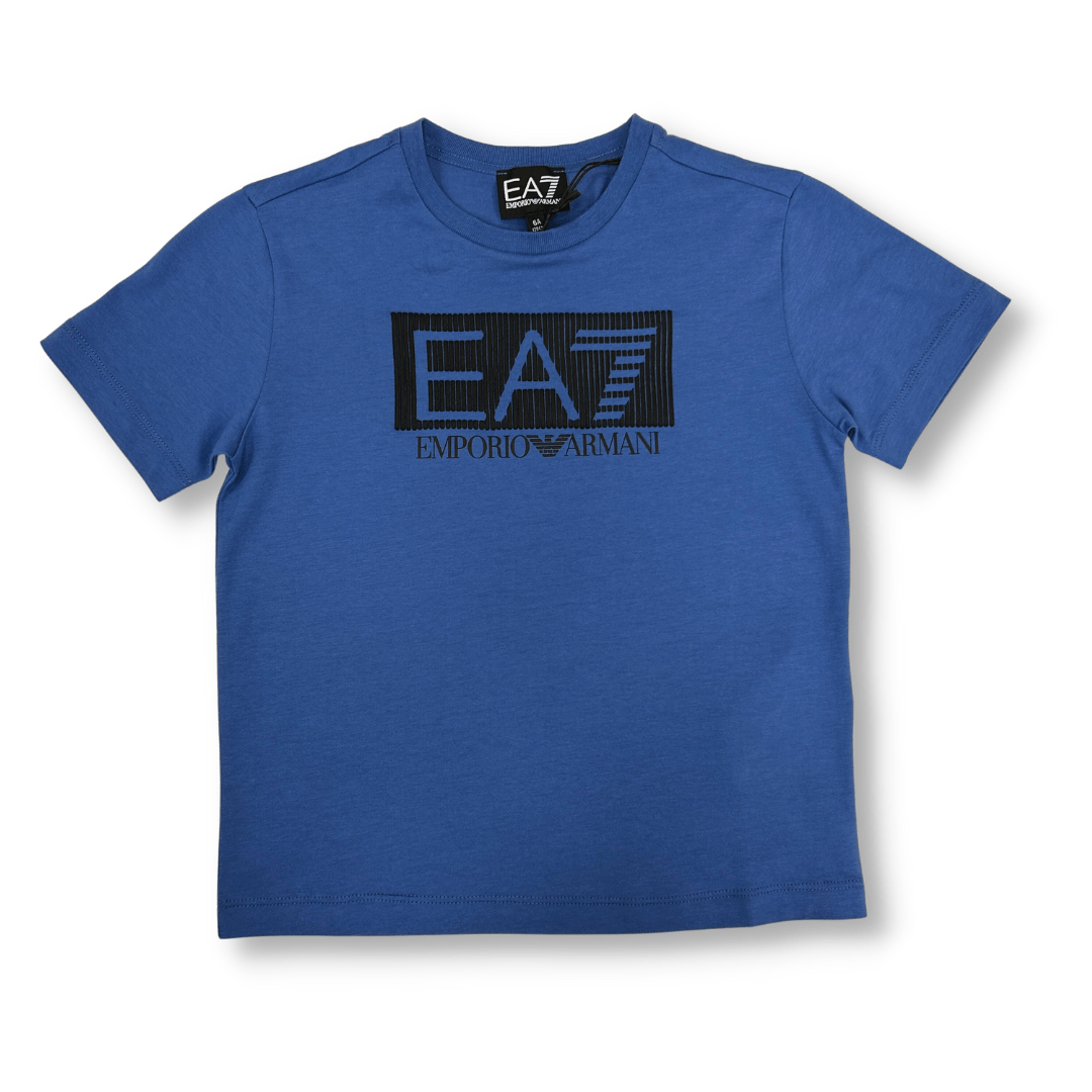 EA7 Boys Blue Logo T-Shirt_3RBT53 - BJ02Z - NorthBoys