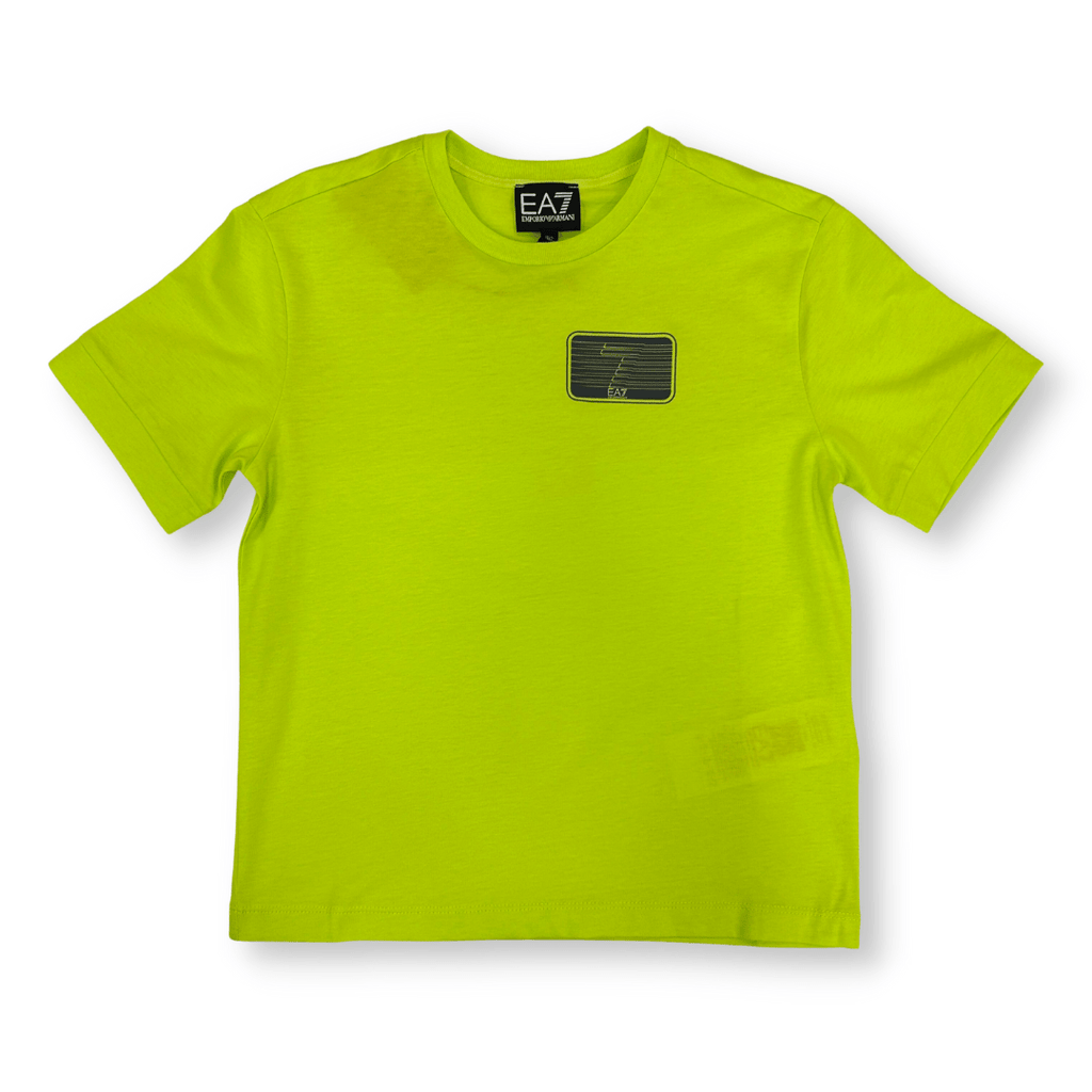 EA7 Boys Yellow Logo T-Shirt_3RBT60 - BJ02Z - NorthBoys