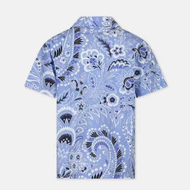 Etro Boys Short Sleeve Paisley Print Shirt_ GU5P0417 - NorthBoys