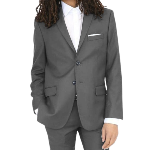 Tallia Boys Skinny Charcoal Grey Suit Separates