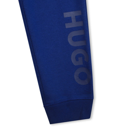 HUGO Boys Blue Sweatpants_G24128-811