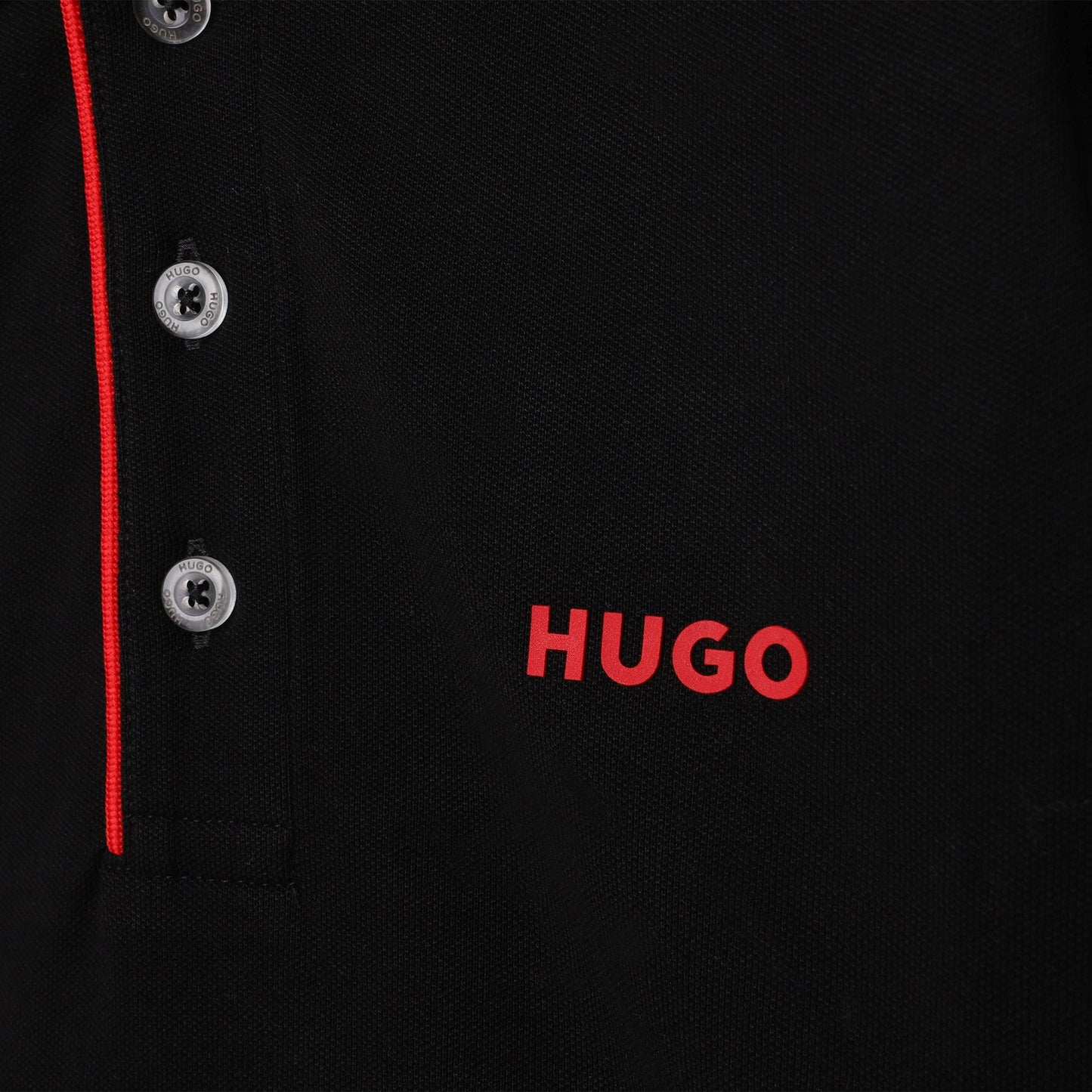 HUGO Boys Black Polo_G25143-09B