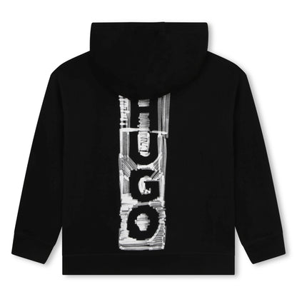 HUGO Boys Black Sweatshirt_G25156-09B