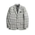 Leo & Zachary Boys Havanah Plaid Sports Jacket_ 5467/5867