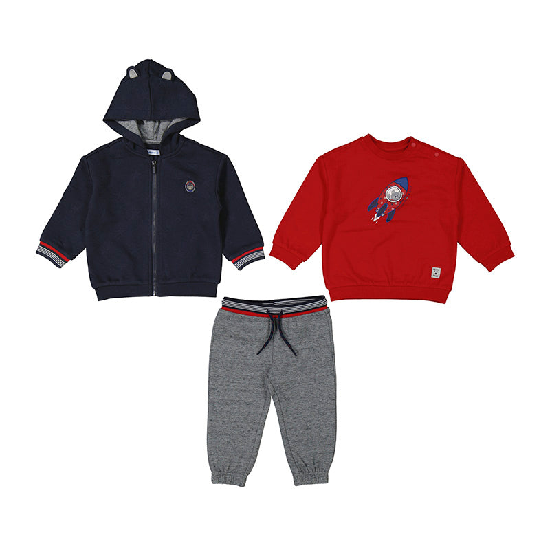 Mayoral Baby Red Hoodie & Pullover Tracksuit_2872-50