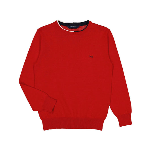 Nukutavake l/s Red Sweater_354-77