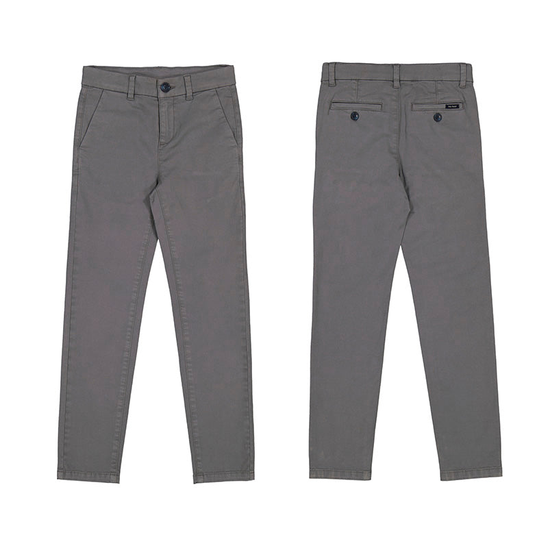 Nukutavake Boys Grey Chino Cotton Pants_530-15