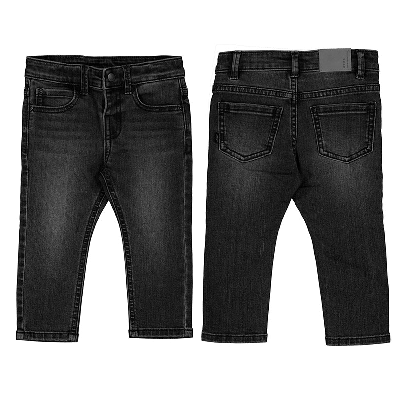 Mayoral Baby Black Slim Fit Denim Jeans_510-19
