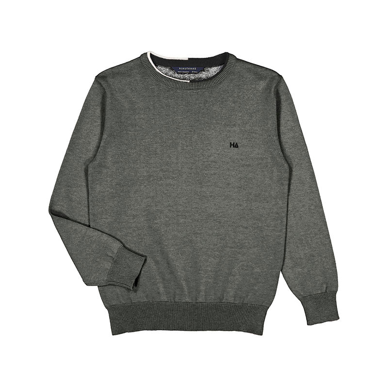 Nukutavake l/s Grey Sweater_354-81