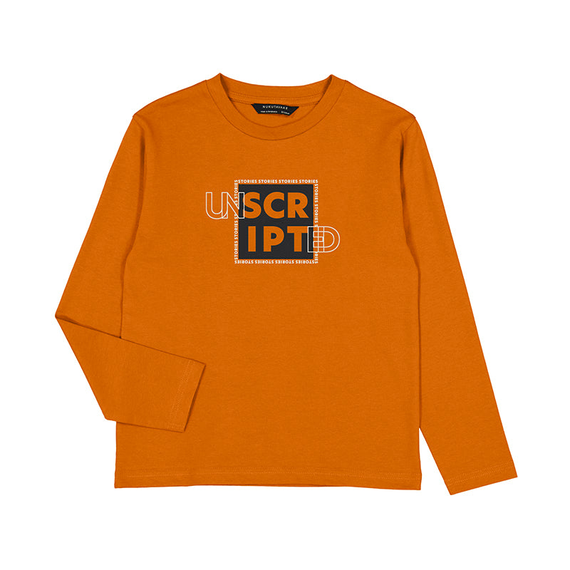 Nukutavake Orange T-Shirt_842-11