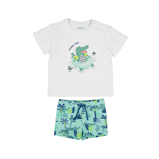 Mayoral Baby Swimsuit T-Shirt Set_ 1648-45