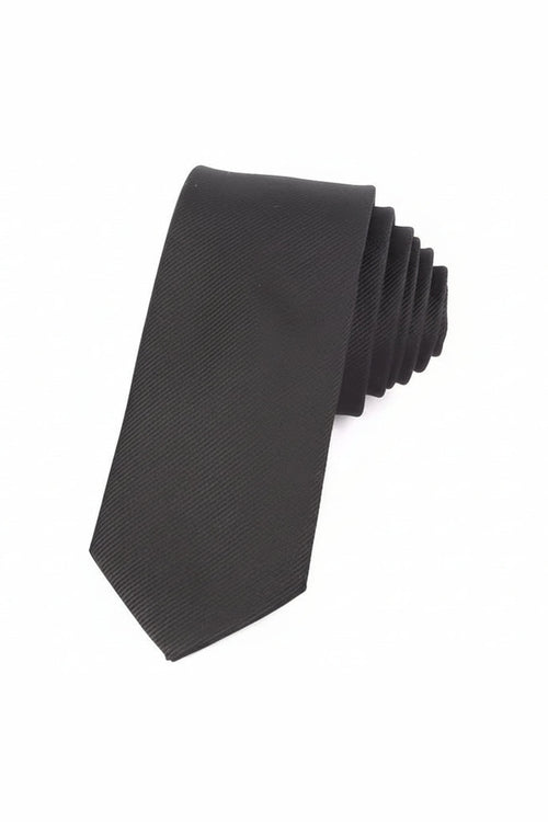 Black tie on a white background