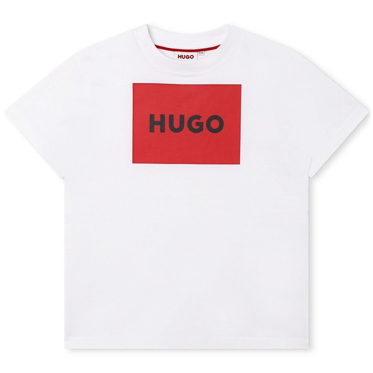 HUGO White T-Shirt w/Logo _G25132 - 10P - NorthBoys