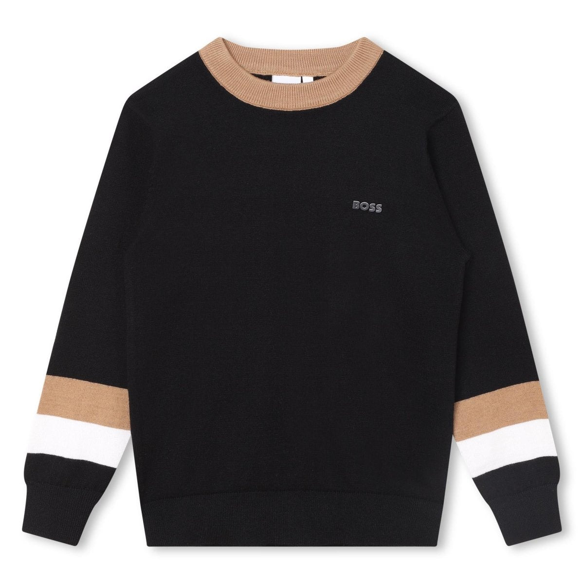 Hugo Boss Boys Black Sweatshirt_J25Q07 - 09B - NorthBoys